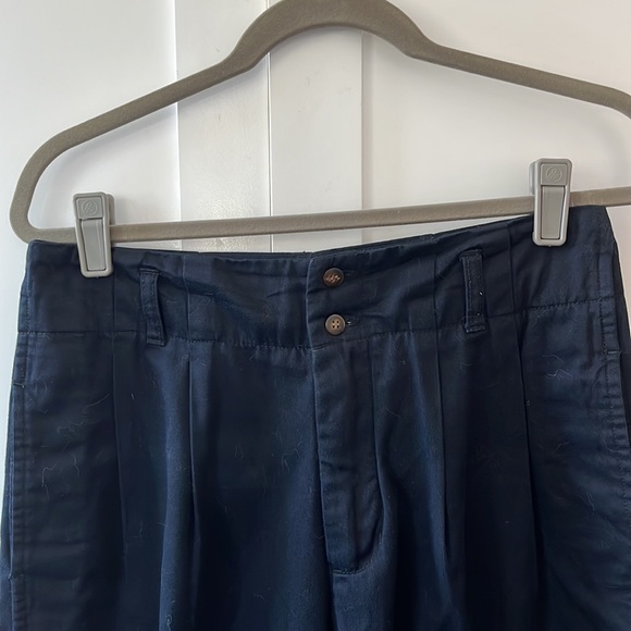 Vintage 80s Calvin Klein baggy pleated trousers - Picture 6 of 8